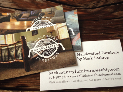 Backcountry Business Card Designs