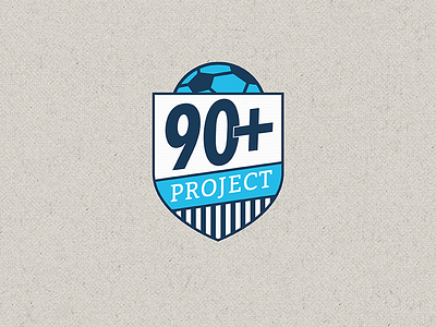 90+ Project blue logo project shield soccer wordmark