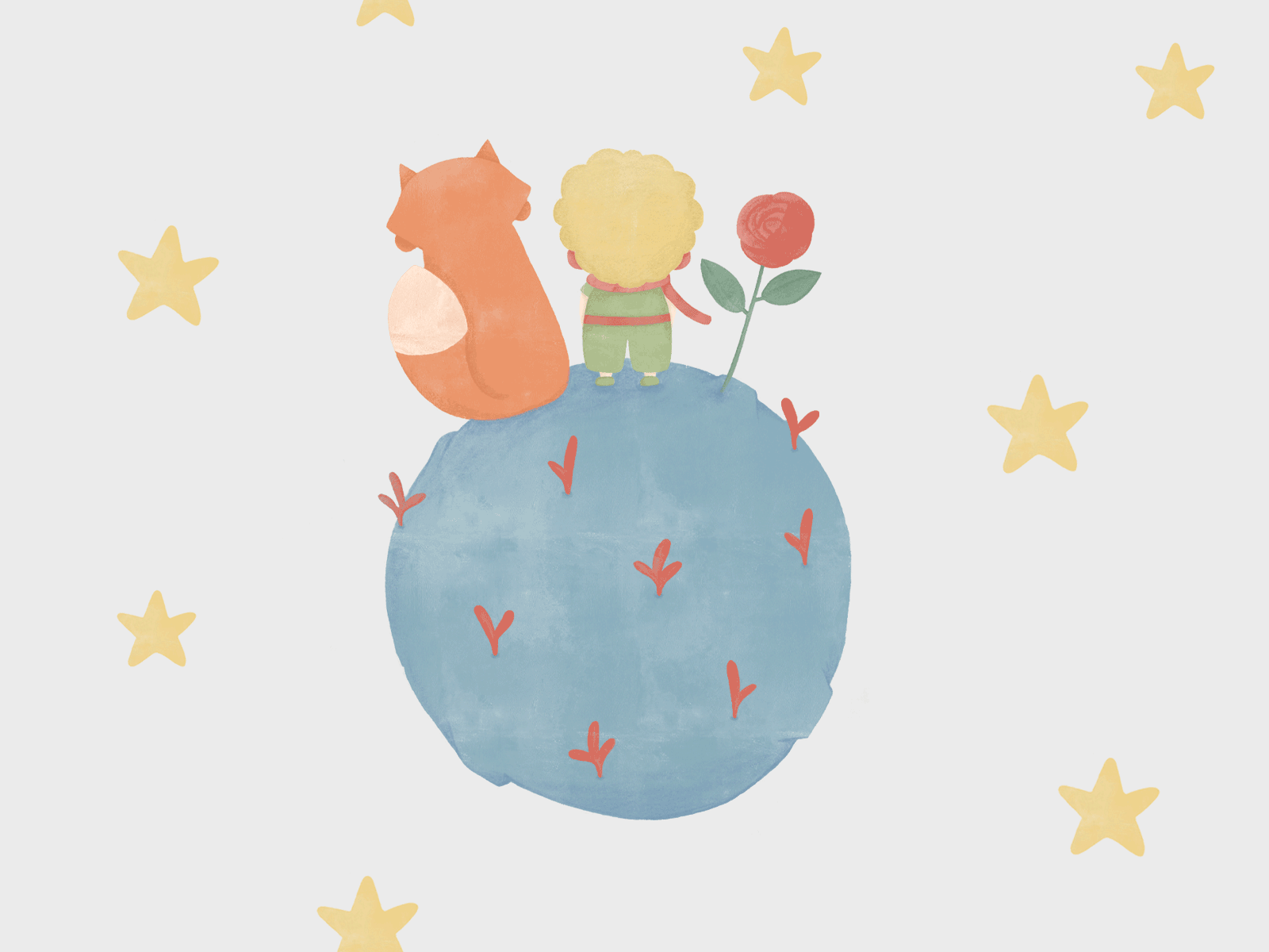 the-little-prince-by-radhika-gentilal-on-dribbble