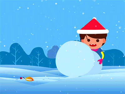 Merry Christmas! after effect animated gif animation card card animation christmas christmas ball christmas card christmas decoration dribbble fall holiday holiday card illustration merry merrychristmas motion graphic snow flake snow man xmas