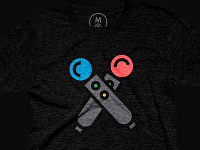 PS3 Controller (Vintage Black) apparel branding controller illustration illustrator minimal ps3 screeprint shirt t shirt vector