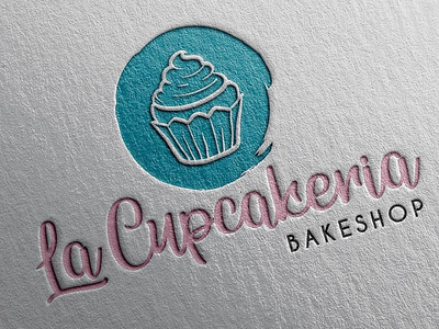 La Cupcakeria Rebrand brando cupcake logo design illustrator logo logo design rebrand