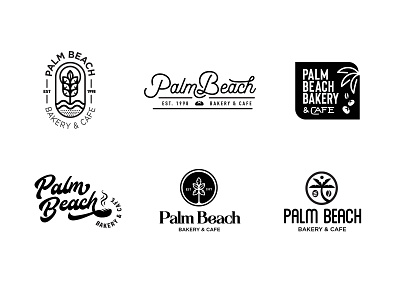 Palm Beach Bakery & Cafe logos bakery bread logos palm tree