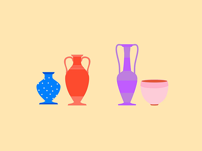 Grandma's Vases ads animation design illustration interaction motion motion graphics ui