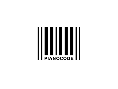 Pianocode branding jazz logo music piano