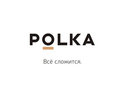 Polka branding logo shelf storage