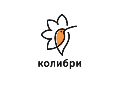 Kolibri agency bird branding event logo