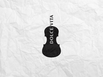 Dolce Vita branding classical logo music quartet strig viola violin