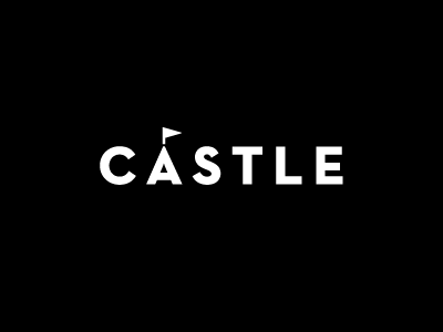 Castle bar branding logo restaurant