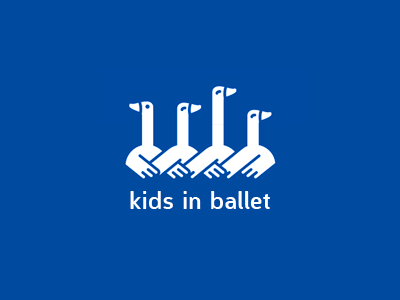 Kids In Ballet branding design logo music