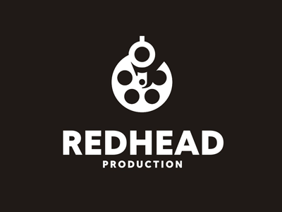 REDHEAD gun logo movie production tape video