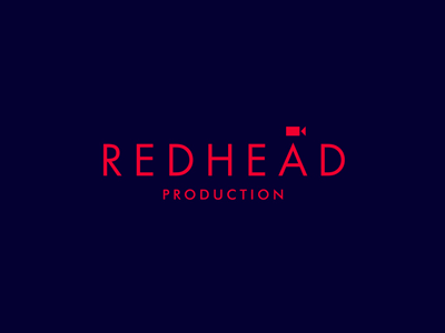 REDHEAD branding camera logo movie