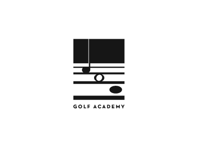 Golf Academy academy art branding design golf logo music notes