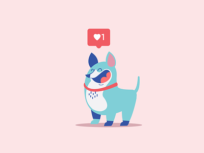 Happiness is a warm puppy animal animation brand branding character character design colors dog dogs illustration like pets petshop puppy vector