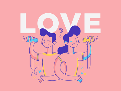 What is love? app branding character characterdesign colors covid covid19 icon illustration logo typography ux