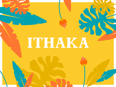 Ithaka Free Font fern floral font font design free font ithaka leaves nat watkins serif serif fonts typography