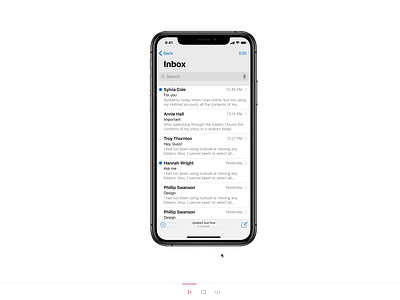 New Multitasking - Finder for iPhone X Concept animation app concept files interaction interaction design invision invision studio invisionapp invisionstudio ios iphone iphone x iphonexs multitask multitasking prototype studio ui ux