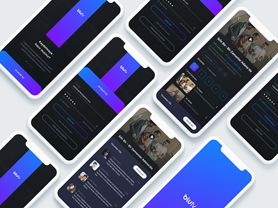 BluTv - Mobile App blutv clean concept design mobile app mobile app design mobile design movie app redesign ui ux