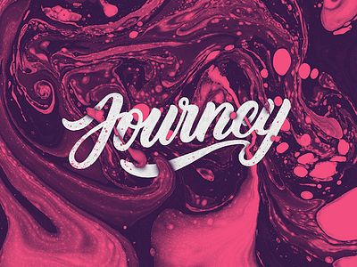 Journey design goodtype hand lettering hand type lettering texture type type design typography
