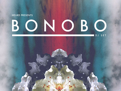 Bonobo Poster bonobo concert falty dl flowers illustration kaleidoscope music new york new york city ninja tune poster psychedelic