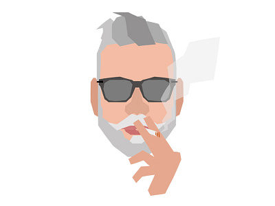 Nick Wooster Smoking editorial fashion gq graphic design illustration nick wooster