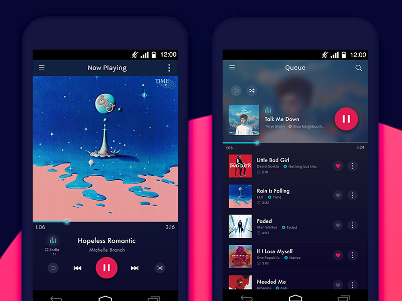 Tunite Music App music player albums android mobile app music
