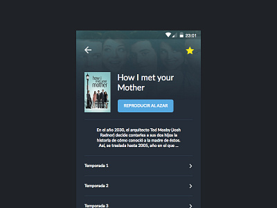 Online series app design app design material design movies series ui ux