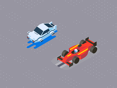 Isometric cars