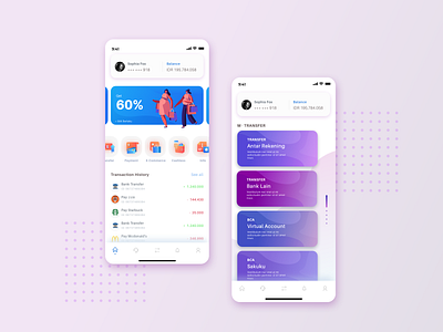 Redesign BCA Mobile app branding clean design flat indonesia ui uiux wallet