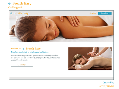 UI Challenge | Challenge #3 | Landing Page challenge challenge3 design landing page massage retail spa ui ui challange ux website