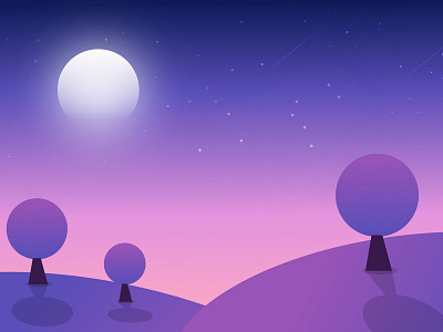 Starry Sky by Beverly on Dribbble