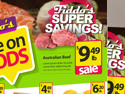 Big Sale Promotion Flyers Vol.02 ad big sale catalog commerce flyer grocery magazine product promo saving template