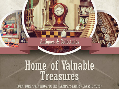 Antique Store Flyer Templates