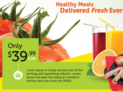 Healthy Food Flyer Templates ad diet flyer food healthy pamphlet photoshop template