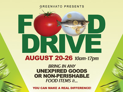 Food Drive Flyer Templates