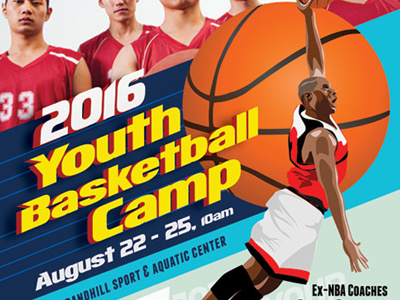 Basketball Camp Flyers ad advert basketball camp flyer graphic river graphicriver photoshop template