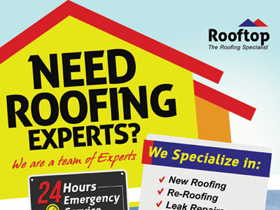 Roofing Contractor Flyer Templates