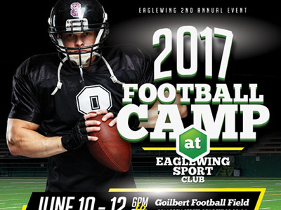 Football Camp Flyer Templates