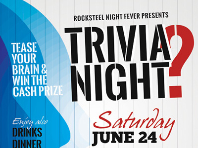 Trivia Night Flyer Templates ad bar club flyer game leaflet night party poster pub quiz trivia