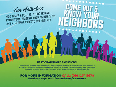 National Night Out Flyer Templates