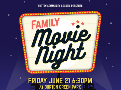 Movie Night Flyer Templates ad classic family festival film flyer movie night outdoor party popcorn summer