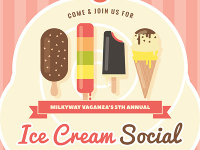 Ice Cream Social Flyer Templates ad event festival flyer ice invitation pamphlet party poster social vintage