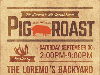 Pig Roast Flyer Templates ad bbq flyer hog hog roast night pig pig roast pork roast roasted roasting