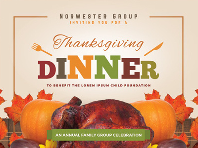 Thanksgiving Dinner Flyer Templates