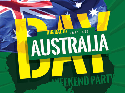Australia Day Flyer Templates a4 ad aussie australia banner day fb cover flyer graphic river instagram night party