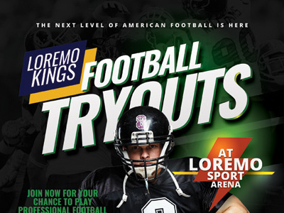 Football Tryouts Flyer Templates ad college flyer football game league night school try out try outs tryout tryouts