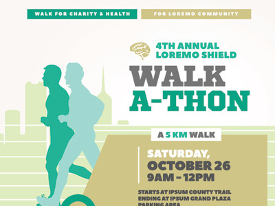 Walkathon Event Flyer Templates ad flyer fundraiser fundraising marathon run sport triathlon walk walk a thon walkathon
