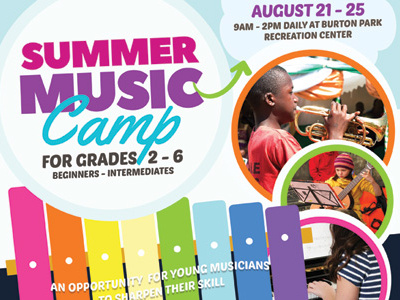 Summer Music Camp Flyer Templates by Kinzi Wij on Dribbble