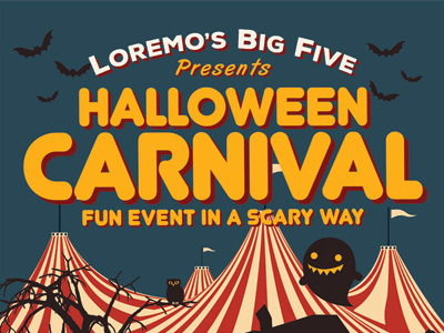 Halloween Carnival Flyer Templates ad carnival costumes festival flyer halloween rides scary school trick or treat trunk or treat