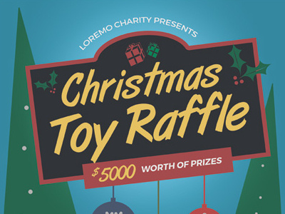 Christmas Raffle Flyer Templates ad ads advert christmas coupon flyer leaflet monster pamphlet raffle sweepstakes toy